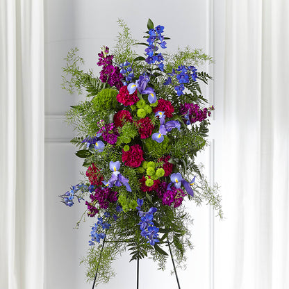 Heavenly Skies Standing Spray –  Vanessa Florist Corp, Brooklyn NY