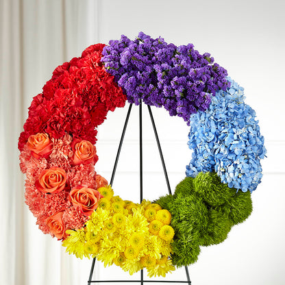 Circle of Love Wreath –  Vanessa Florist Corp, Brooklyn NY