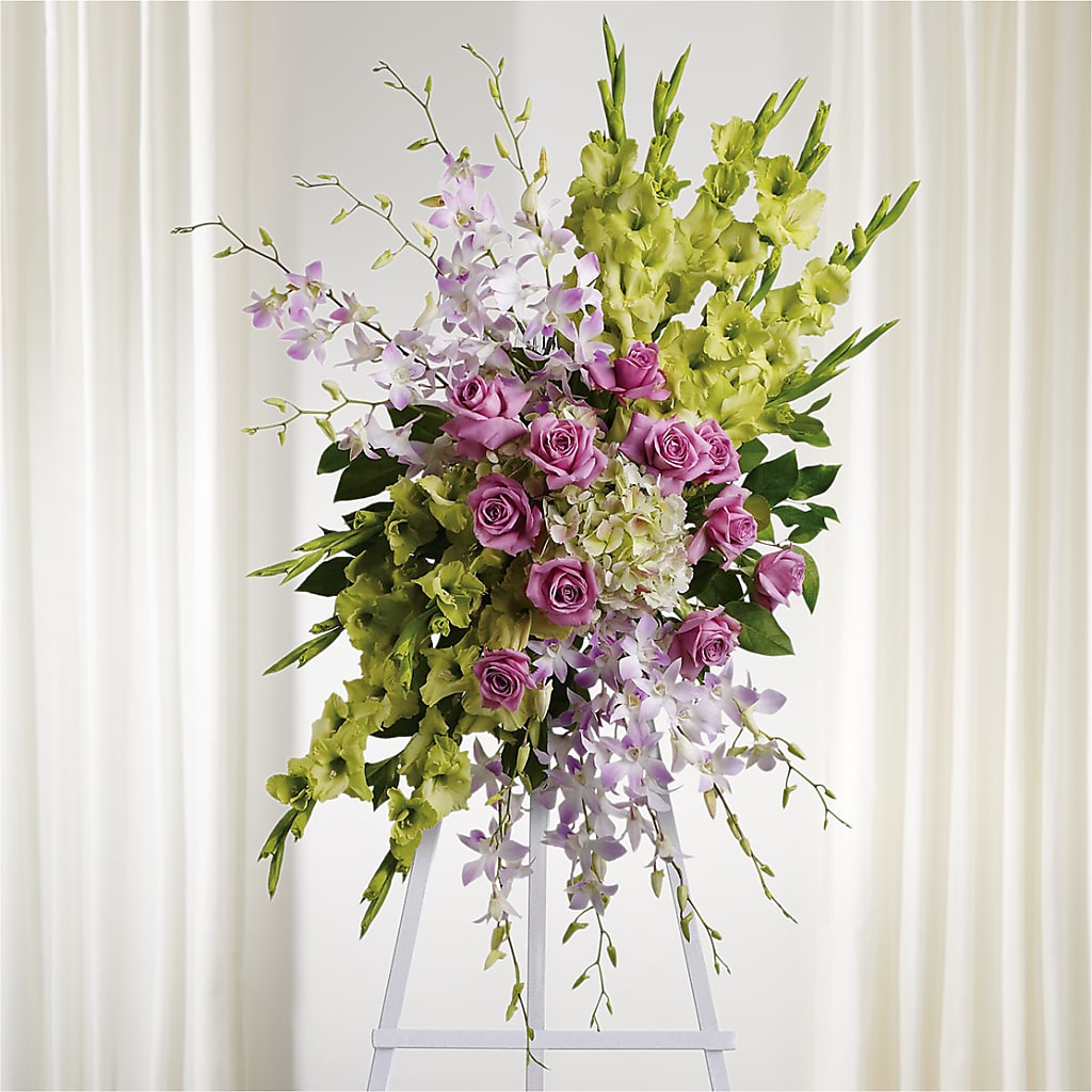 Lasting Legacy Standing Spray –  Vanessa Florist Corp, Brooklyn NY