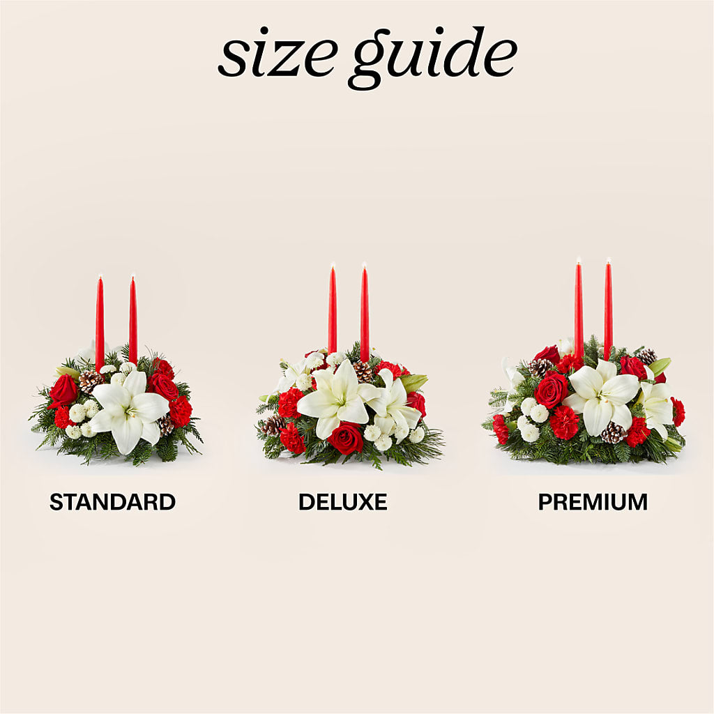 Seasonal Festivities Centerpiece –  Vanessa Florist Corp, Brooklyn NY