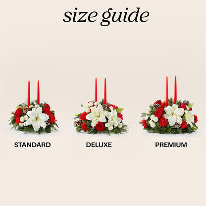 Seasonal Festivities Centerpiece –  Vanessa Florist Corp, Brooklyn NY