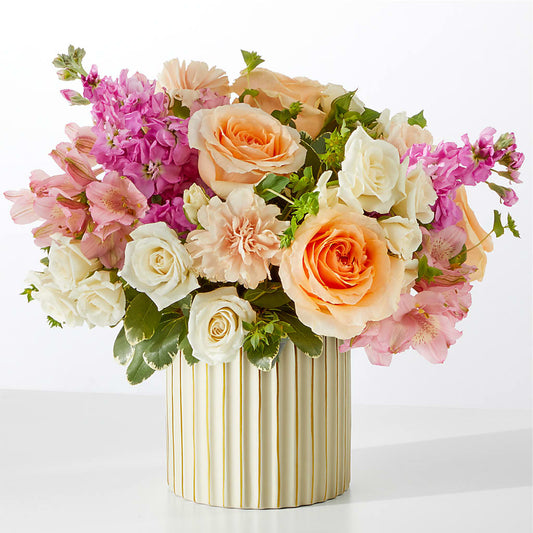 Paradise Bouquet with Ivory Vase –  Vanessa Florist Corp, Brooklyn NY