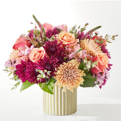 Berry Cobbler Bouquet with Ivory Vase –  Vanessa Florist Corp, Brooklyn NY