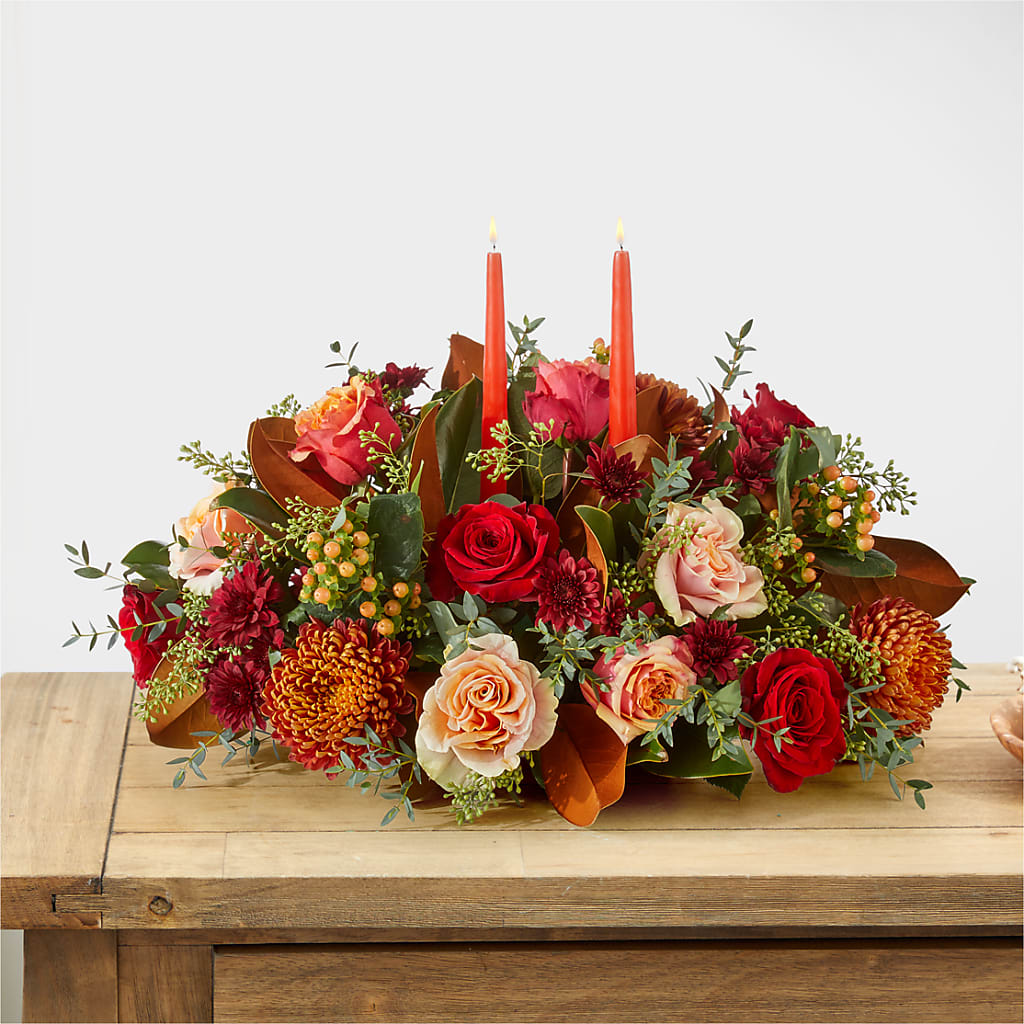 Gather Near Centerpiece –  Vanessa Florist Corp, Brooklyn NY