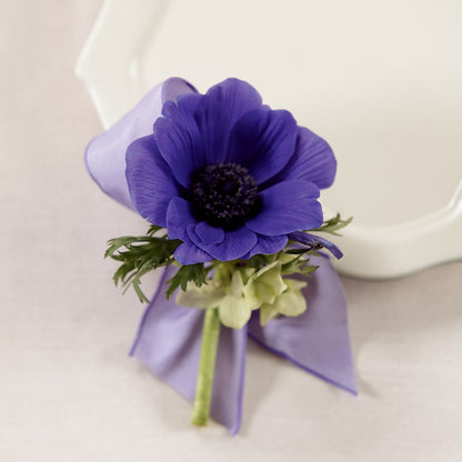 Purple Passion Boutonniere –  Vanessa Florist Corp, Brooklyn NY