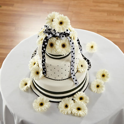 Simple Sophistication Cake Décor –  Vanessa Florist Corp, Brooklyn NY