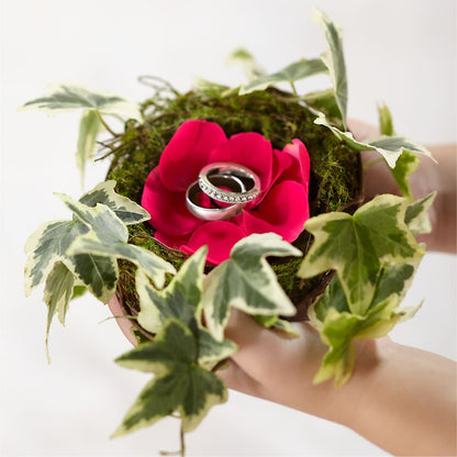Lila Rose Ring Nest –  Vanessa Florist Corp, Brooklyn NY