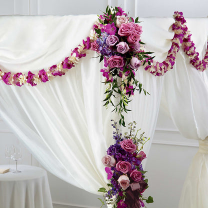 Color & Light Chuppah Decor –  Vanessa Florist Corp, Brooklyn NY